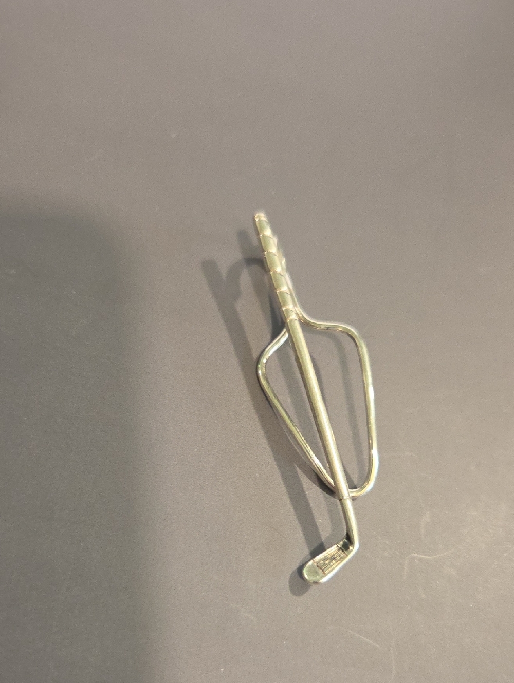 Tiffany & Co .925 Golf Club Tie/Lapel Clip - Silver